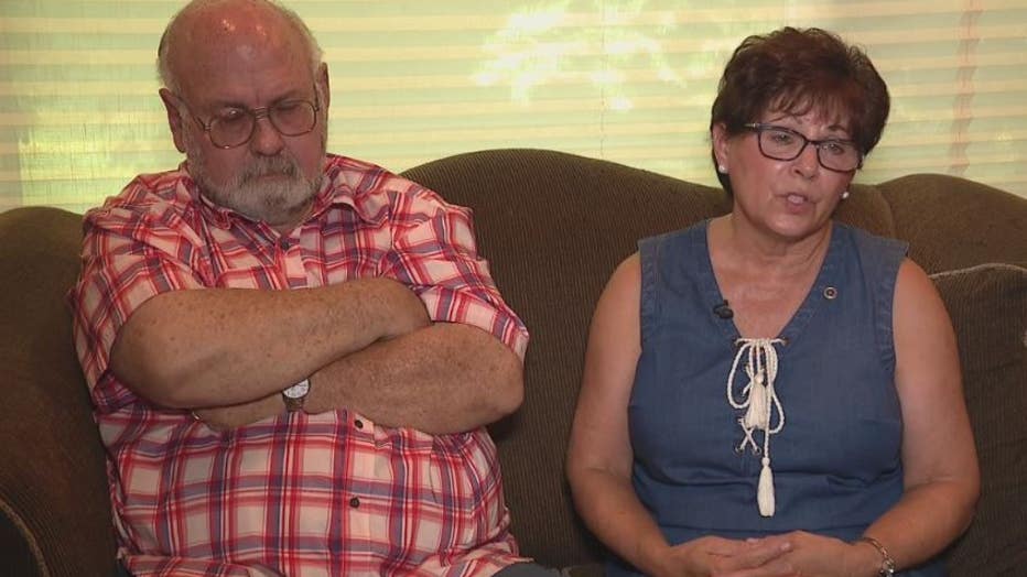 Michael and Geraldine McClain, Kyle's parents.
