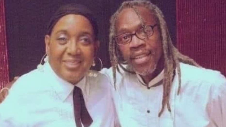 Miss Doris and her late husband.