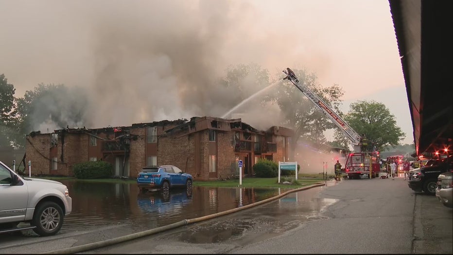 It took nearly 12 hours for fire crews in Westland to get an apartment blaze under control