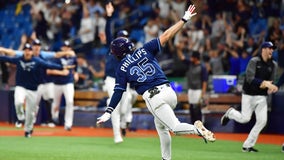 Phillips homers in 10th as Rays rally to beat Tigers 7-4