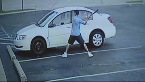 VIDEO: Man smashes man's car with baseball bat at Big Boy after road rage in Wyandotte