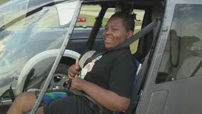 D-MAN Foundation takes disabled children on helicopter miracle flights