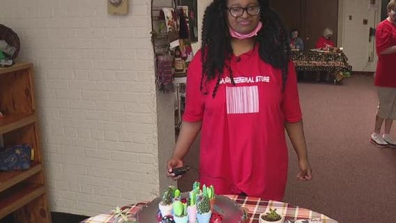 Arts and crafts store by Jardon's special needs students offers creativity, independence