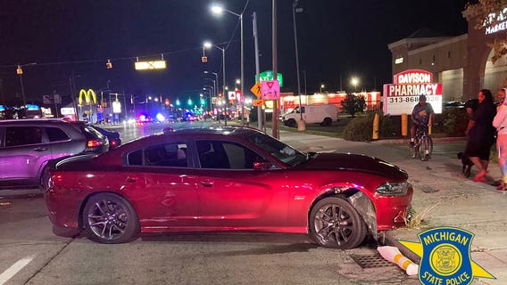 Pontiac man charged after police chase in stolen Charger that ended with crash
