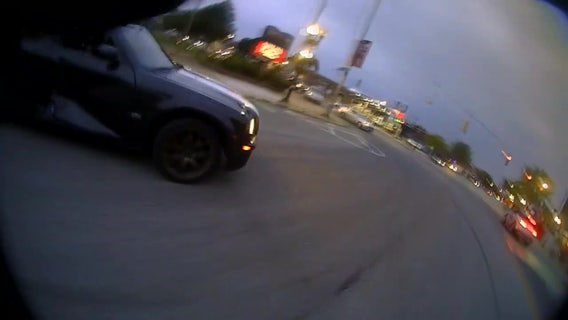 Man runs from River Rouge police, does donuts in front of city hall & hits officer's car before speeding away