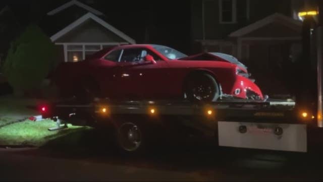 Detroit Police officer arrested after crash in stolen Dodge Challenger