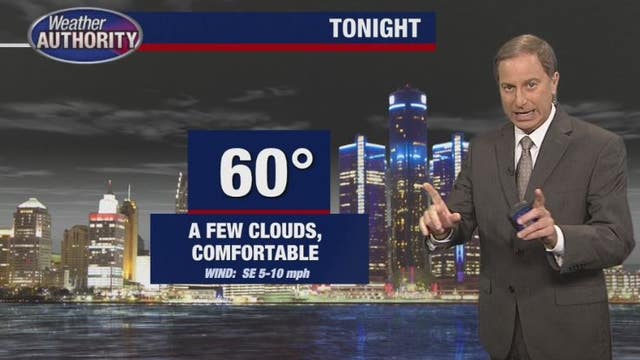 Cool and comfortable overnight into Friday
