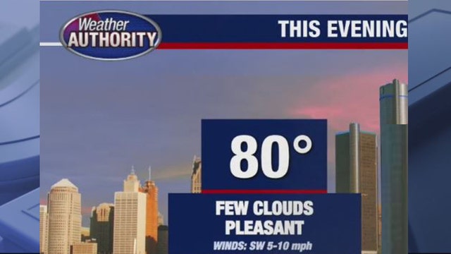 A cooler weekend is coming