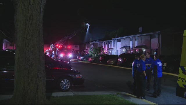 Father hospitalized with burns and smoke inhalation after Royal Oak Township fire