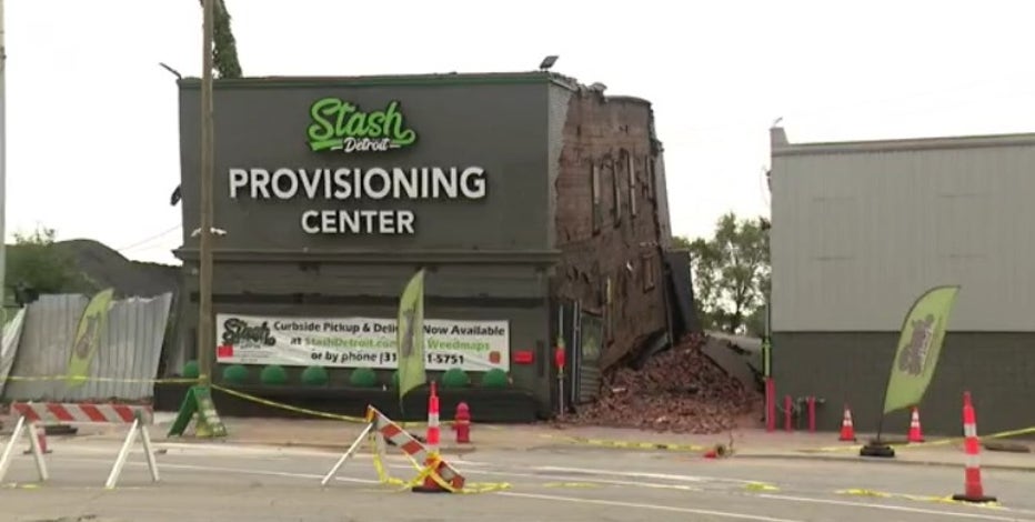 Detroit Pot Dispensary Swaying After Road Buckles Demolished On Tuesday