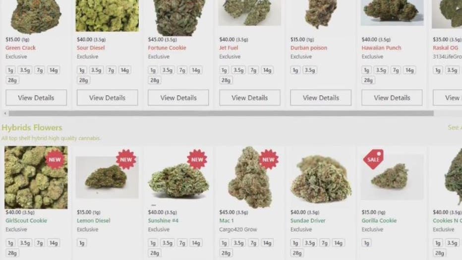 Products listed on the Exclusive Delivery Services site., one of the names for Cargo 420.