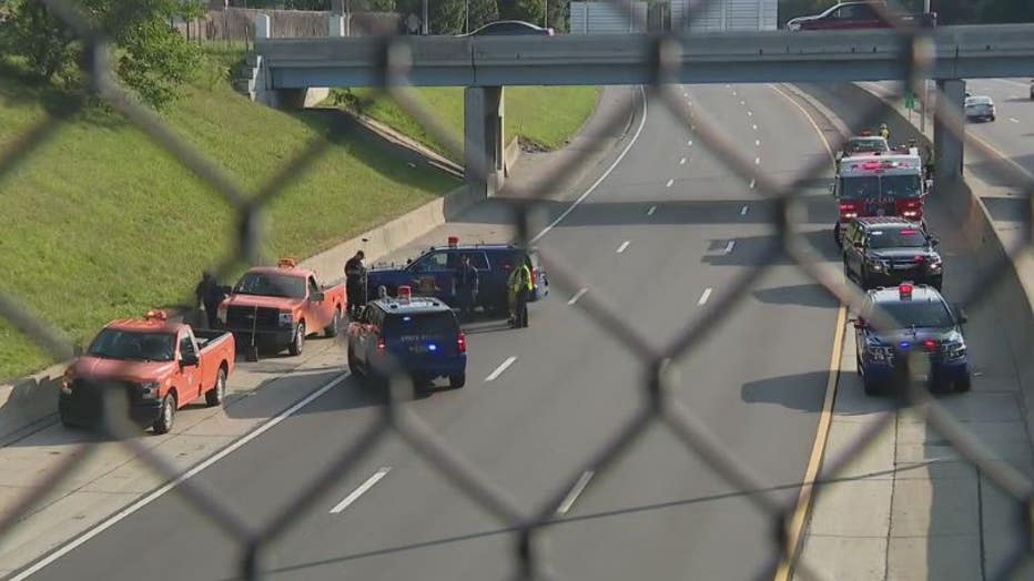 The site of the fatal hit and run on I-94 that killed Zack Morisette.