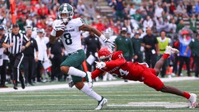 Nailor catches 3 TDs, No. 11 Michigan State tops Rutgers