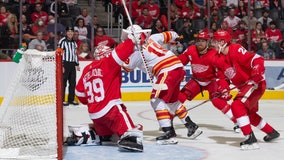 Markstrom shuts out Red Wings in Calgary's 3-0 win