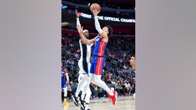 Grant scores 22, Pistons beat Magic in Cunningham's debut