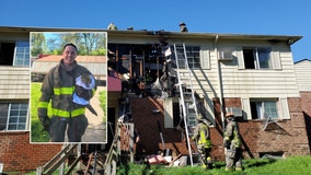 Firefighters rescue cat from burning Ann Arbor apartment building