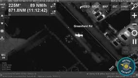 State police helicopter helps corner suspected Dearborn car thief
