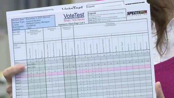 Oakland County clerk running tests to ensure accuracy for Election Day