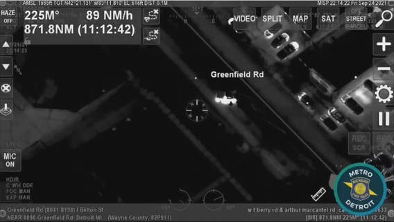 State police helicopter helps corner suspected Dearborn car thief