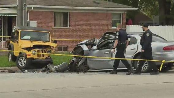 Suspected road rage shooting leads to 3 car crash in Garden City