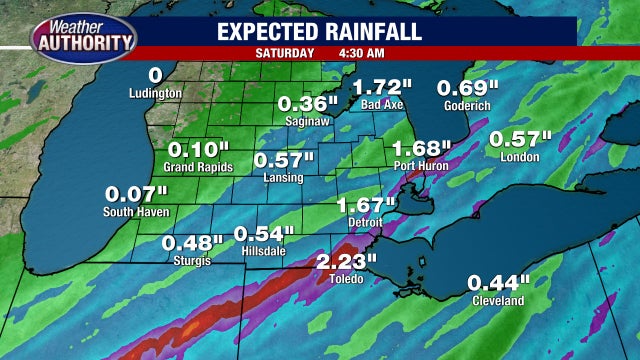 Metro Detroit Weather: Flooding a concern as heavy rain returns