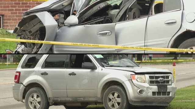 Road-rage crash and shooting leads to 4 arrests; 1 suspect still at large