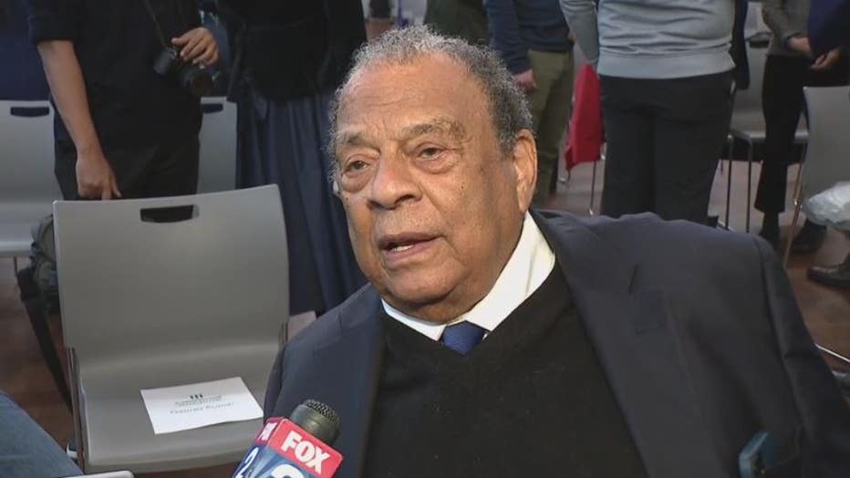 Civil Rights icon Andrew Young.