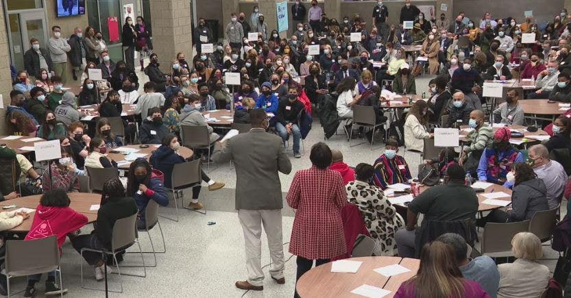 300 attend Bloomfield Hills HS community healing forum after racist graffiti incident