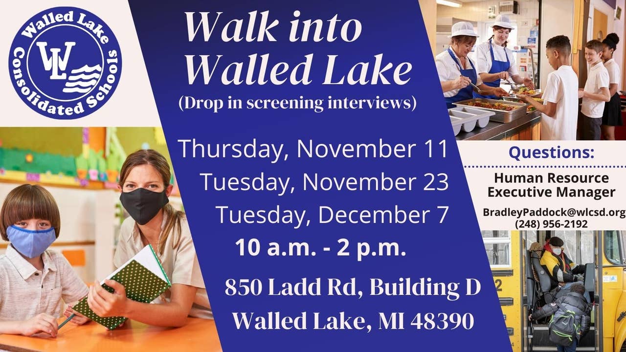 Walled Lake Schools hosts "Walk into Walled Lake" to discuss open opportunities
