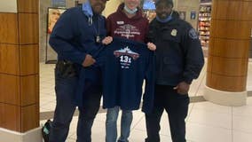 Detroit police officers reunite with runner who suffered cardiac arrest they saved at Free Press Marathon