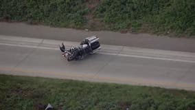Warren motorcycle cop in serious condition after crash near I-696, Gratiot