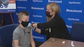 Children of Beaumont Health workers receive new kids' vaccine to protect against COVID-19