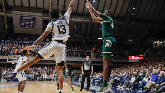 Brown, Christie lead Michigan State past Butler 73-52
