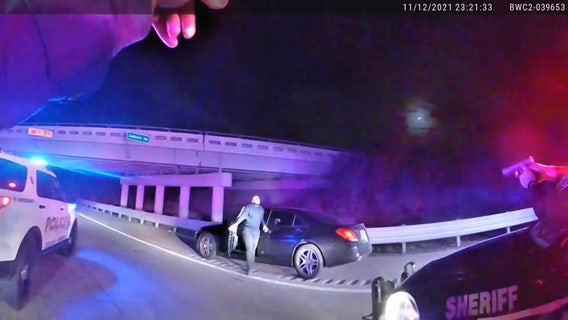 Babysitter hides with kids during break-in, suspect leads chase until he runs out of gas