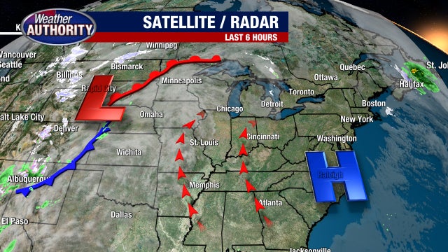 Thanksgiving travel forecast: dry, windy Wednesday, rain comes Thanksgiving Day