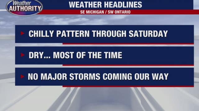 Chilly forecast warms up by the weekend