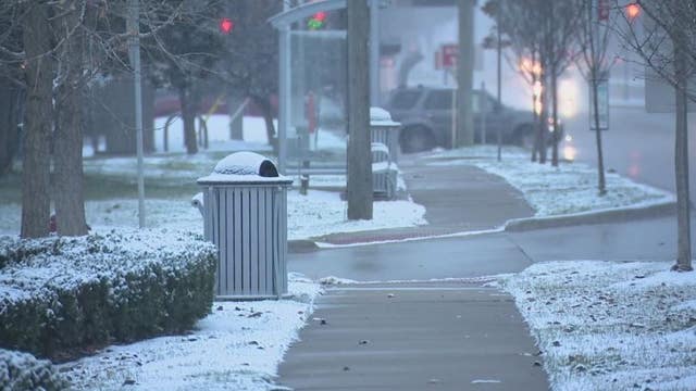 When will snow start falling in Southeast Michigan?