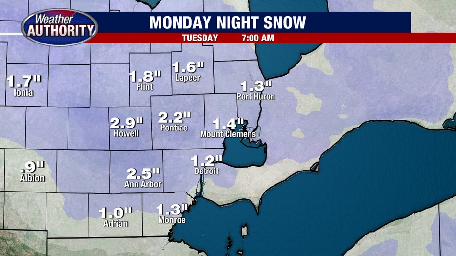 Metro Detroit Weather: Another 1-2 Inches Of Snow On The Way | FOX 2 ...