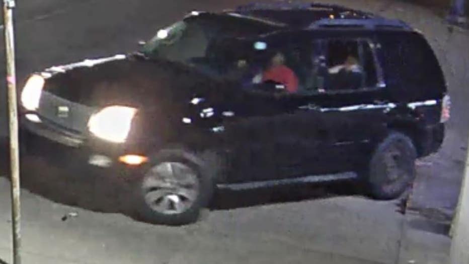 Shooting suspect's vehicle. Photo courtesy Detroit police.