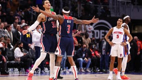 Kuzma's 3 lifts Wizards over Pistons in OT 119-116