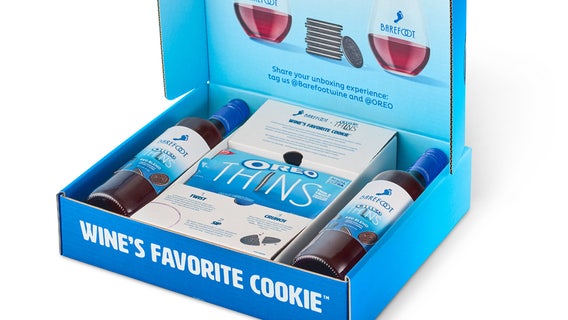 Oreo Thins and Barefoot create red wine with ‘flavors of chocolate and cookies’