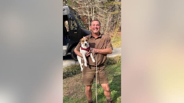 UPS driver delivers neighbor's lost dog amid busy Christmas deliveries