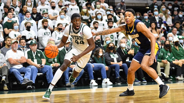 No. 22 Michigan State builds big lead, tops Toledo 81-68