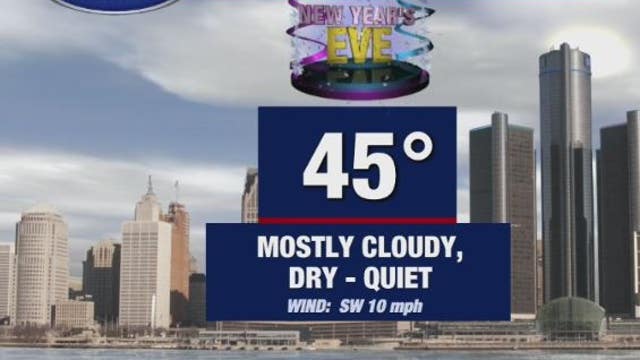 Quiet and dry for NYE, but wet weather comes Saturday