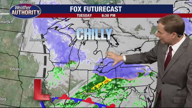 Metro Detroit weather: Foggy Monday night before wintry mix Tuesday