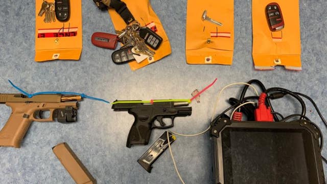 Key fob programmer, guns found in stolen vehicle after thieves flee police in Washtenaw County