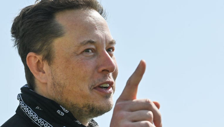 FILE - Tesla CEO Elon Musk talks during a tour of the plant of the future foundry of the Tesla Gigafactory on Aug. 13, 2021, in Grünheide near Berlin, Germany. (Photo by Patrick Pleul - Pool/Getty Images)