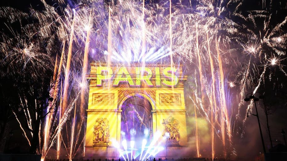 FRANCE-PARIS-ARC DE TRIOMPHE-FIREWORKS