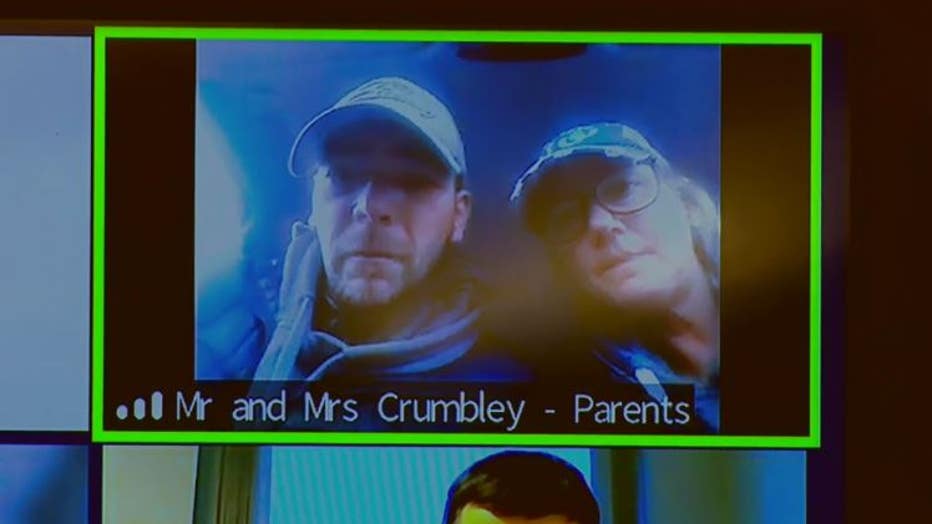 Ethan Crumbley's parents James and Jennifer appeared during the alleged school shooter's court hearing on Zoom Wednesday.