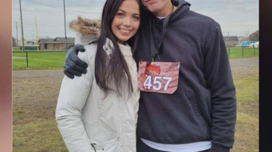 Dennis Brant and his daughter Ava.